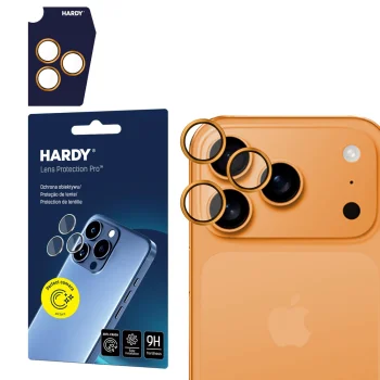 3mk HARDY Lens Protection Pro kameras stikls iPhone 17 / Max - oranžs | Glass  Orange