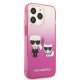 Karl Lagerfeld чехол для iPhone 13 Pro / 13 с розовым градиентом