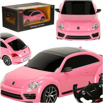 Радиоуправляемый Автомобиль, Машина, Volkswagen Beetle, Розовый (1:14)