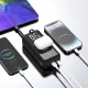 Внешний аккумулятор Dudao K15Max 30000mAh 22.5W с кабелями USB-C и Lightning, Белый