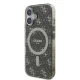 Guess iPhone 16 Plus Case IML 4G Background MagSafe, Brown
