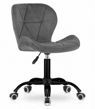Leobert NOTO Office Chair, Velour, Dark Grey