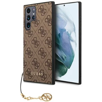 Guess GUHCS23LGF4GBR S23 Ultra S918 коричневый/коричневый жесткий кейс...
