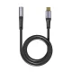 Аудиокабель-переходник Orico AXC-02 USB-C на jack 3.5 мм 50 см, черный