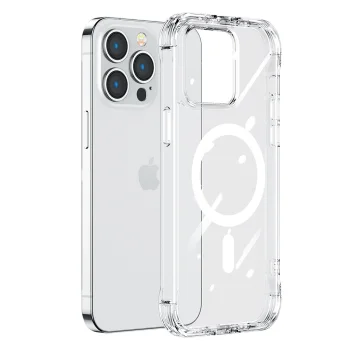 Joyroom Magnetic Defender magnētiskais vāciņš iPhone 14 Pro Max ar stiprinājumiem un statīvu, caurspīdīgs...