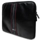 BMW Carbon & Red Stripe klēpjdatora vāciņš 14\", melns