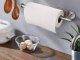 Self-Adhesive Paper Towel Holder Wall Mount for Kitchen, Silver