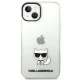 Чехол Karl Lagerfeld Choupette Body для iPhone 14 Plus - Прозрачный