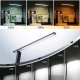 Gotel K711N LED Desk Lamp with Clock and Thermometer, Black