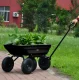 MultiGarden garden dump cart 75 L 200 kg with pneumatic wheels, black