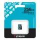 Карта памяти MicroSDXC Kingston Canvas Go Plus 256GB 200MB/s, черный