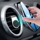 Magnētisks auto telefona turētājs ventilācijas restei, melns