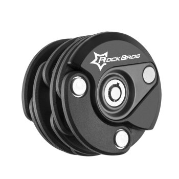 Rockbros WL798 salokāmā U-Lock velosipēda slēdzene, melna