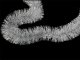 Christmas Tinsel Garland for Tree Decoration 2m, Silver