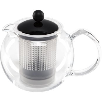 Bodum ASSAM tējas prese ar plastmasas filtru, 0.5L, melna