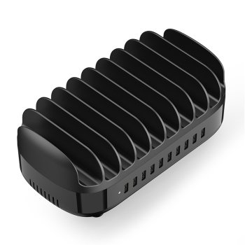 USB uzlādes stacija Orico DUK-10P-V1 10x USB-A Melna