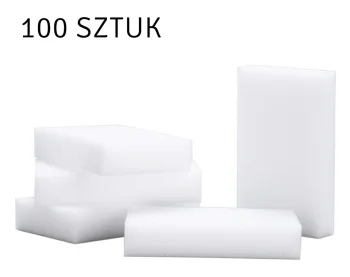 Magic Eraser Melamine Sponge Set, 100 Pcs