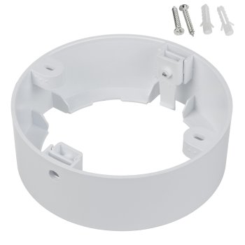 Накладной адаптер Maclean MCE376 R для LED панели 9W, круглый, 120x38 мм, белый
