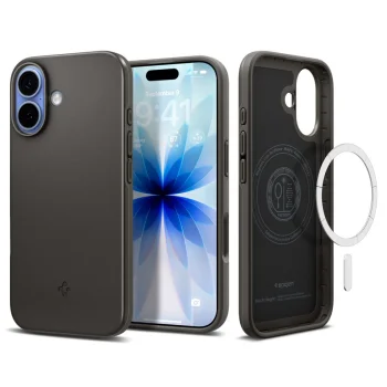Чехол Spigen Thin Fit MagSafe для iPhone 17 - Серый