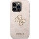 Чехол Guess для iPhone 15 Pro Max 4G Big Metal Logo, розовый