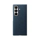 Samsung Galaxy Z Fold 8 Ultra vāciņš Carbon Magnet Case ar 2 plēvēm, tumši zils