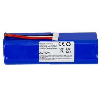 Battery for Ecovacs T8 Power, DX65 Robot Vacuum, 14.8V, 5200mAh, Li-ion