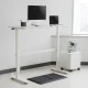 Стол с регулируемой высотой Ergo Office ER-401 W, 140x60 см, белый