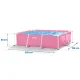 Rectangular Frame Garden Pool 220x150 cm INTEX 28266