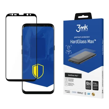 3mk HardGlass Max aizsargstikls Samsung Galaxy S8 / S9, melns