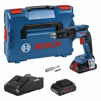 Akumulatora rīģipša skrūvgriezis Bosch GTB 18V-45 Professional (2x 4.0Ah, GAL 18V-40, L-BOXX)