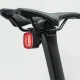 Задний велосипедный LED фонарь Rockbros Q2S с системой Smart Stop, черный