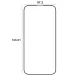 Защитное стекло Etteri 9D для Apple iPhone 15 Pro 6.1\"