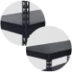 Saliekams Metāla Noliktavas Biroja Istabas Plaukts Skapis, 183x90x45cm, Melns | Folding Rack for Home Warehouse Office