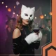 Костюм Кота/Лисы/Волка Ruhhy 00026249 4 Предмета, Белый