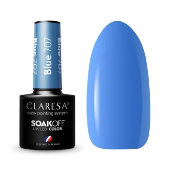 Гель-лак для ногтей Claresa BLUE 707, 5 г