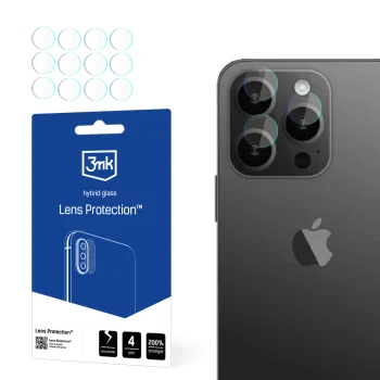 Гибридное защитное стекло для камеры 3mk Lens Protection™ для iPhone 15 Pro Max