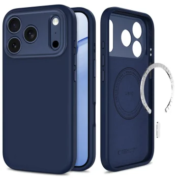 Чехол Tech-Protect Uniq MagSafe CC для iPhone 18 Pro Max / 17 Pro Max, темно-синий