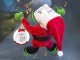 Dancing and Singing Santa Claus, Christmas Window Decoration, 30 cm