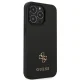 Guess Saffiano 4G Small Metal Logo vāciņš Apple iPhone 13 Pro / 13, Melns