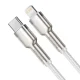 USB-C uz Lightning kabelis Baseus Cafule 20W 2m Balts