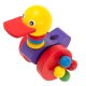 Educational Kids Toddler Wooden Push Toy on Stick, Duck