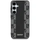 DKNY Leather Checkered Pattern MagSafe vāciņš Samsung Galaxy S25 Black
