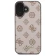 Чехол Guess Peony Script MagSafe для iPhone 16 6.1\", коричневый