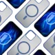 3Mk Protection Frosty MagCase vāciņš Apple iPhone 12 Pro Max, Zils