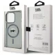 Чехол Karl Lagerfeld для iPhone 15 Pro MagSafe IML Metal K. Head, черный