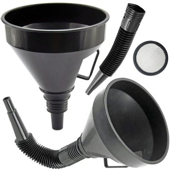 Degvielas tvertnes eļļas piltuve lielais sietiņš XXL | Funnel for fuel liquids oil tank large strainer