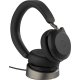 Jabra Evolve2 75 MS Bluetooth austiņas ar lādēšanas staciju, melnas