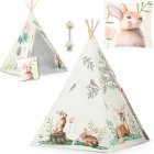 Nukido Bērnu Telts Vigvams, Smilškrāsas krāsā | Tent Tipi for Children
