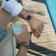 TECH-PROTECT MILANO APPLE WATCH 6 / 7 8 9 10 SE ULTRA 1 2 (44 45 46 49 MM) SUDRABA KRĀSĀ | SILVER