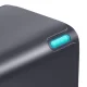 Tīkla lādētājs Baseus GaN5 2x USB-C + USB, 65W + 1m kabelis, pelēks